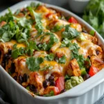 Easy Chicken Burrito Casserole First Image First Image