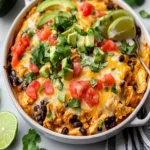 Easy Chicken Burrito Casserole First Image First Image