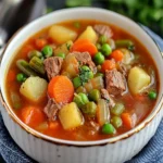 Easy Beef Vegetable Soup First Image First Image