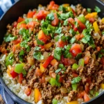 Beef Taco Skillet Recipe With Rice First Image First Image