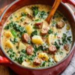 Italian Sausage Soup (Copycat Zuppa Toscana) First Image First Image