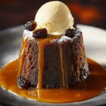 Rum raisin sticky toffee pudding First Image First Image