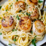 Lemon Garlic Scallop Pasta First Image First Image