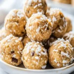 Peanut Butter Coconut Balls First Image First Image