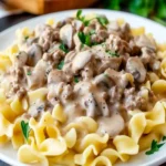 Ground Beef Stroganoff Recipe First Image First Image