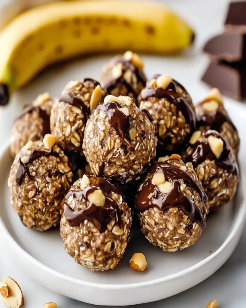 Chunky Monkey Oatmeal Balls First Image First Image