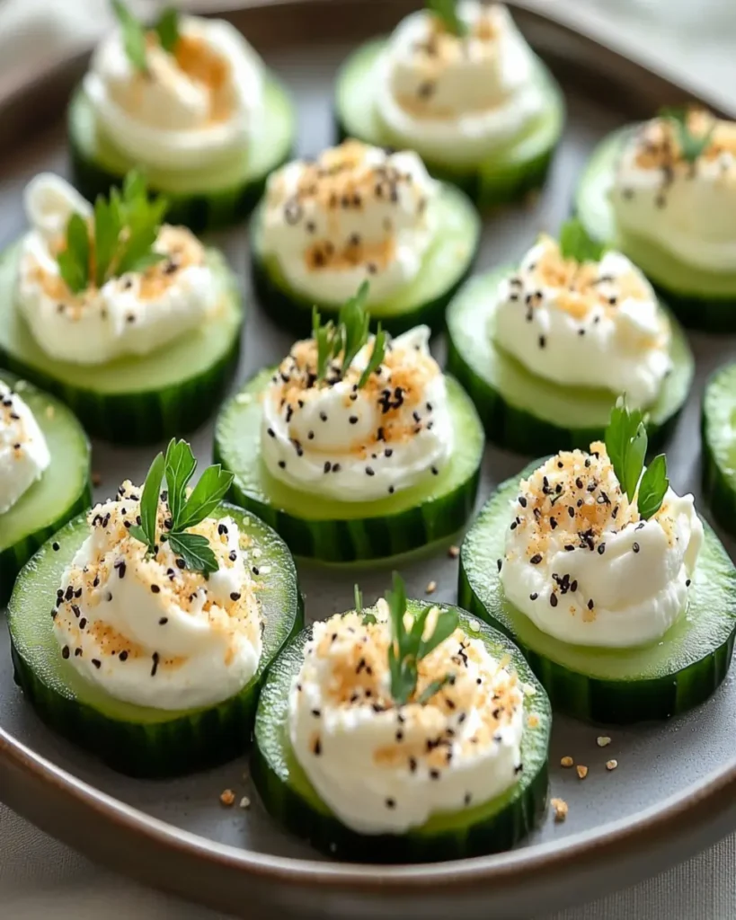 Everything Bagel Cucumber Bites First Image First Image