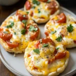 Easy English Muffins Breakfast Pizzas First Image First Image