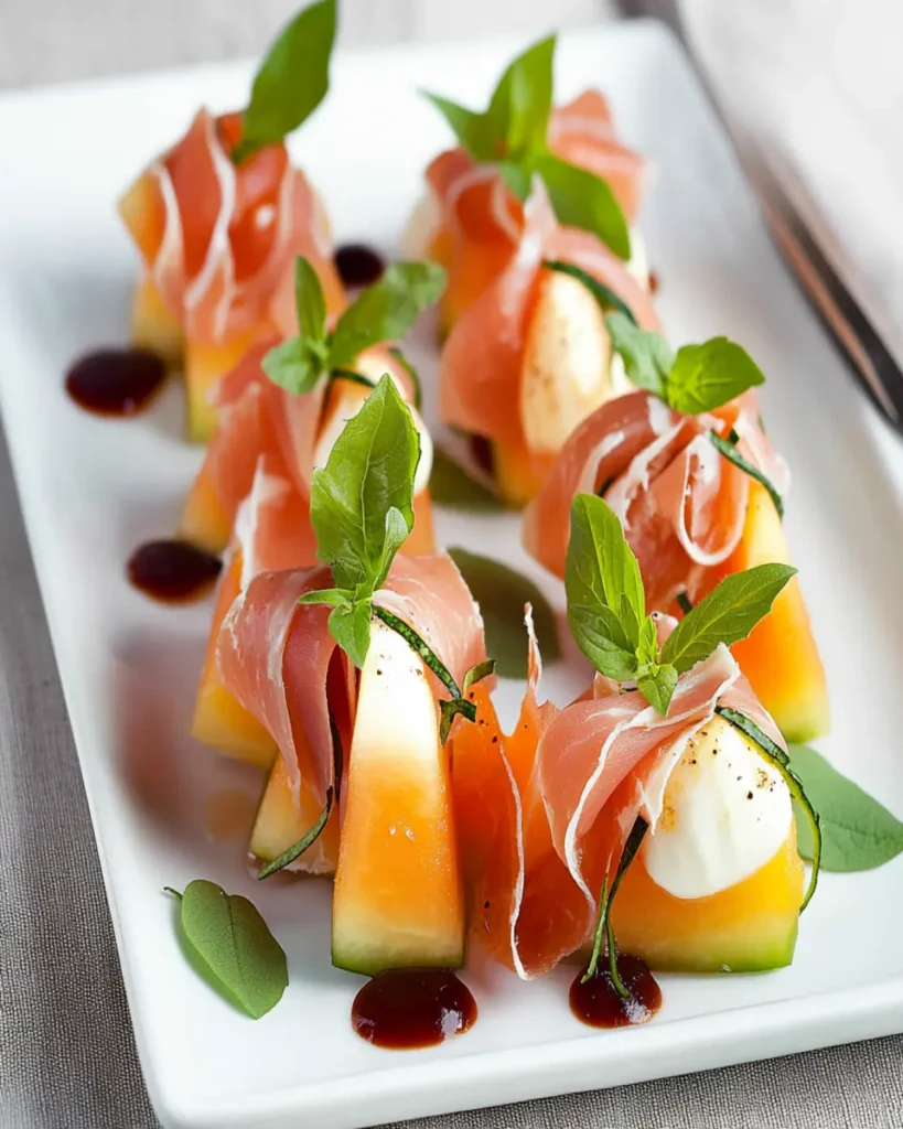 Prosciutto-Wrapped Melon First Image First Image